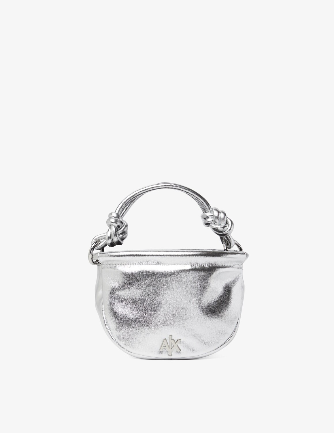 

Сумка в форме полумесяца S Armani Exchange, серебряный