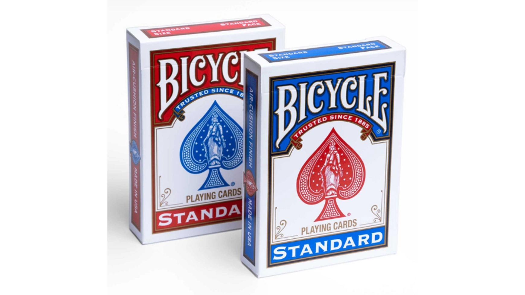 Bicycle – стандартный – красный и синий, игральные карты uspcc игральные карты bicycle pro poker peek uspcc сша 54 карты