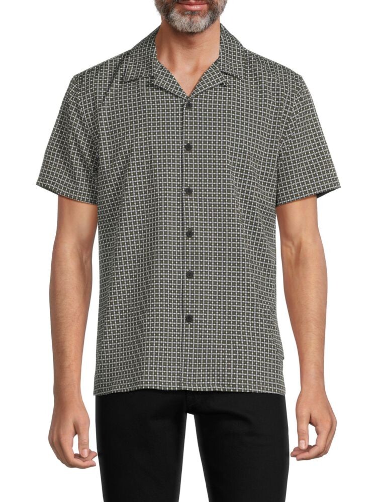 

Рубашка Chet Medallion Camp Dkny, зеленый