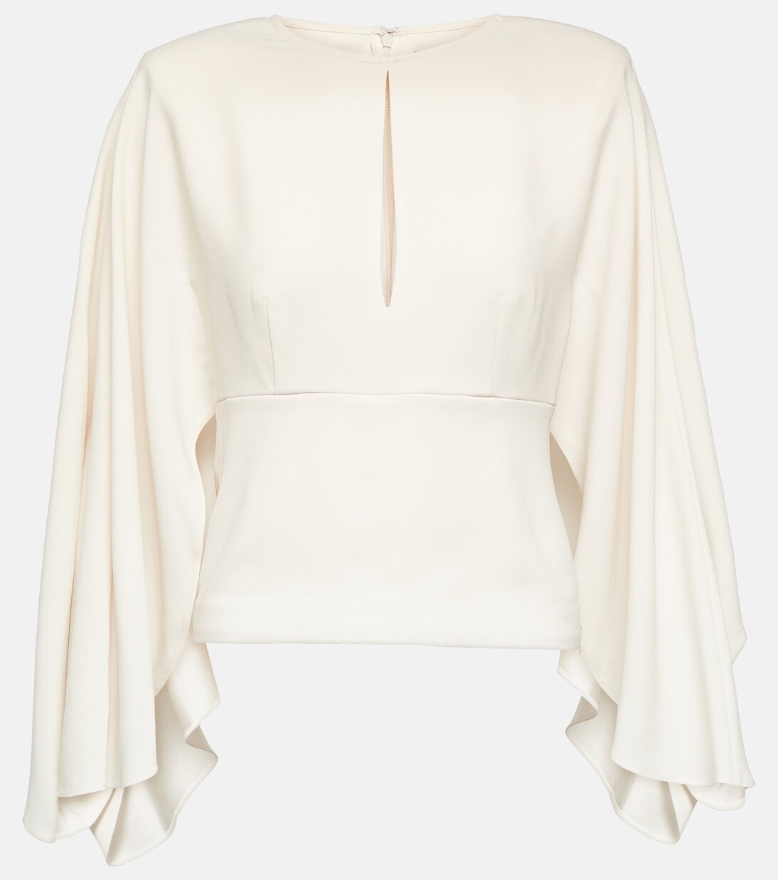 

Драпированная блузка Roland Mouret, белый