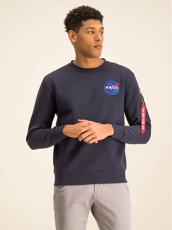 

Толстовка обычного кроя Alpha Industries, синий