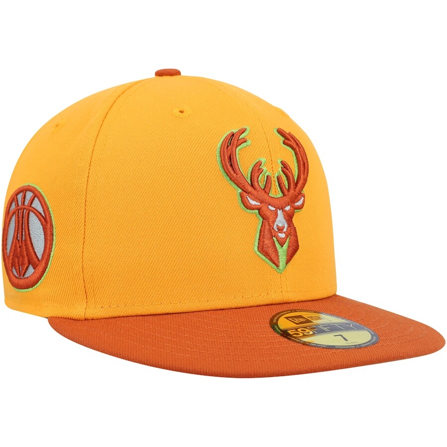 

Бейсболка New Era Milwaukee Bucks, золотой