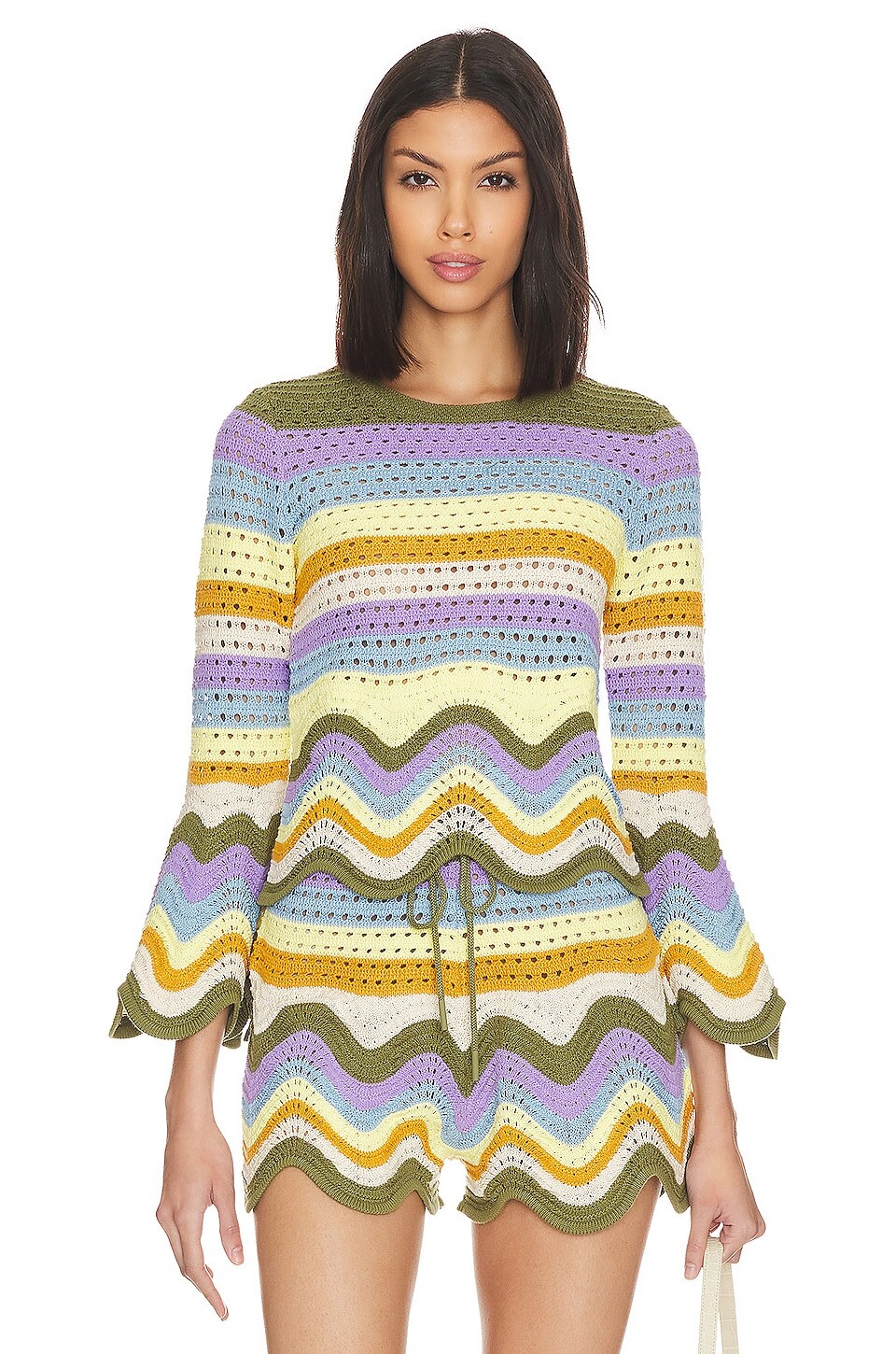 

Свитер Zimmermann Raie Stripe, цвет Multi, Коричневый