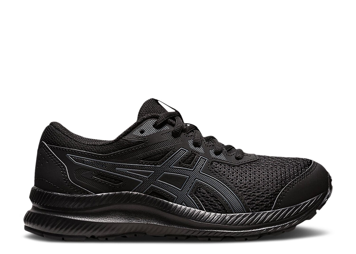 

Кроссовки ASICS Contend 8 Gs 'Black Carrier Grey', черный
