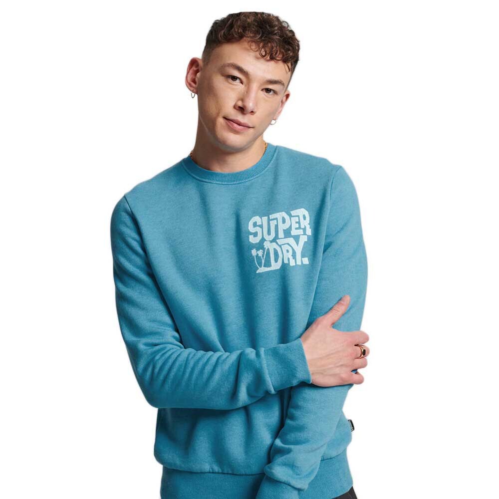 

Толстовка Superdry Vintage Travel Sticker, синий