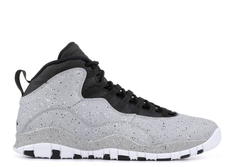 

Кроссовки AIR JORDAN 10 RETRO 'CEMENT', серый