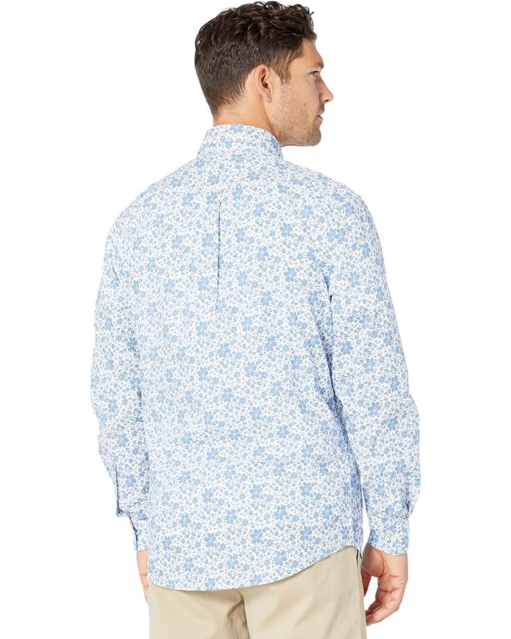 

Рубашка U.S. POLO ASSN. Long Sleeve Floral Print Woven Shirt, цвет White Winter