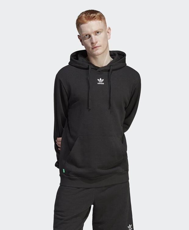 

Худи с капюшоном adidas Originals, черный