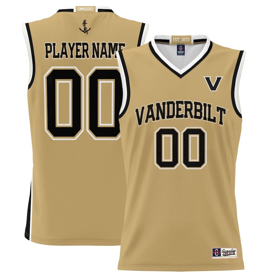 

Джерси ProSphere Vanderbilt Commodores, золотой
