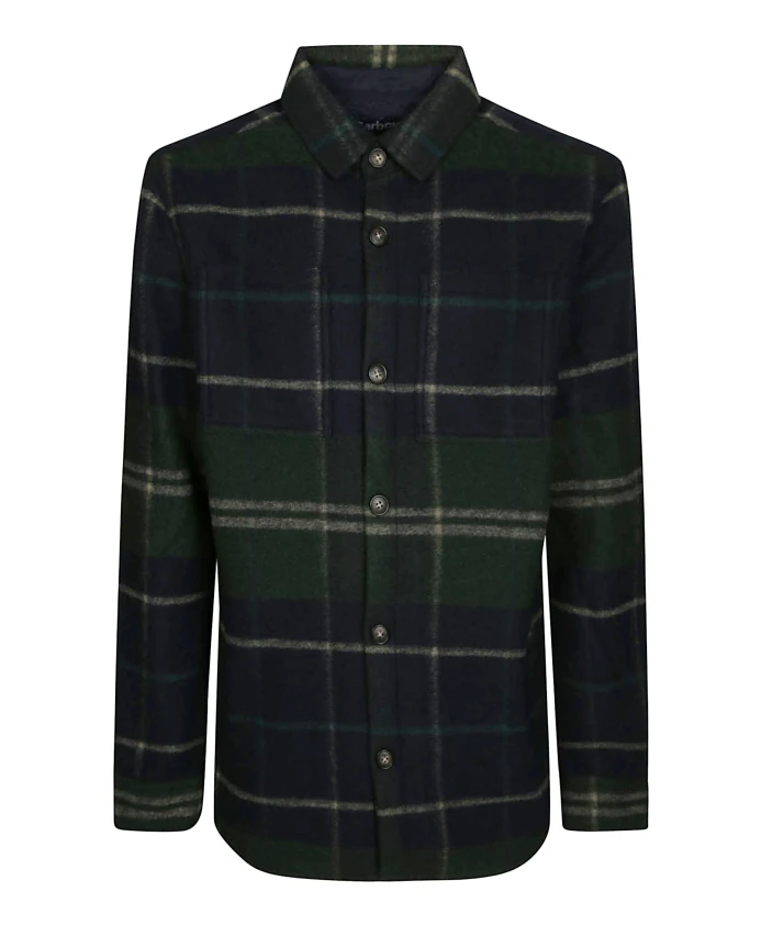 

Клетчатая рубашка для мужчин Barbour, зеленый