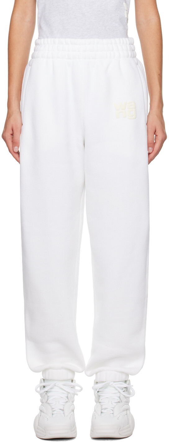 

Белые брюки для отдыха на шнуровке Alexanderwang.T