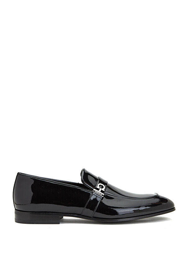 

Черные кожаные туфли под смокинг Ferragamo, Черный