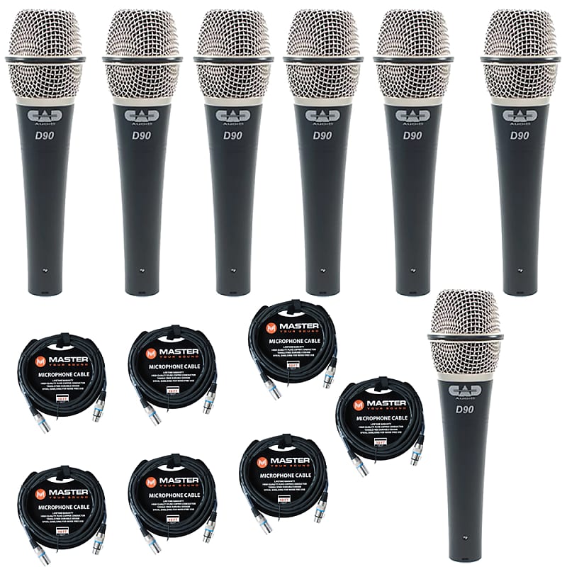 Комплект микрофонов CAD CADA-D90-KIT-5 микрофон динамический шнуровой