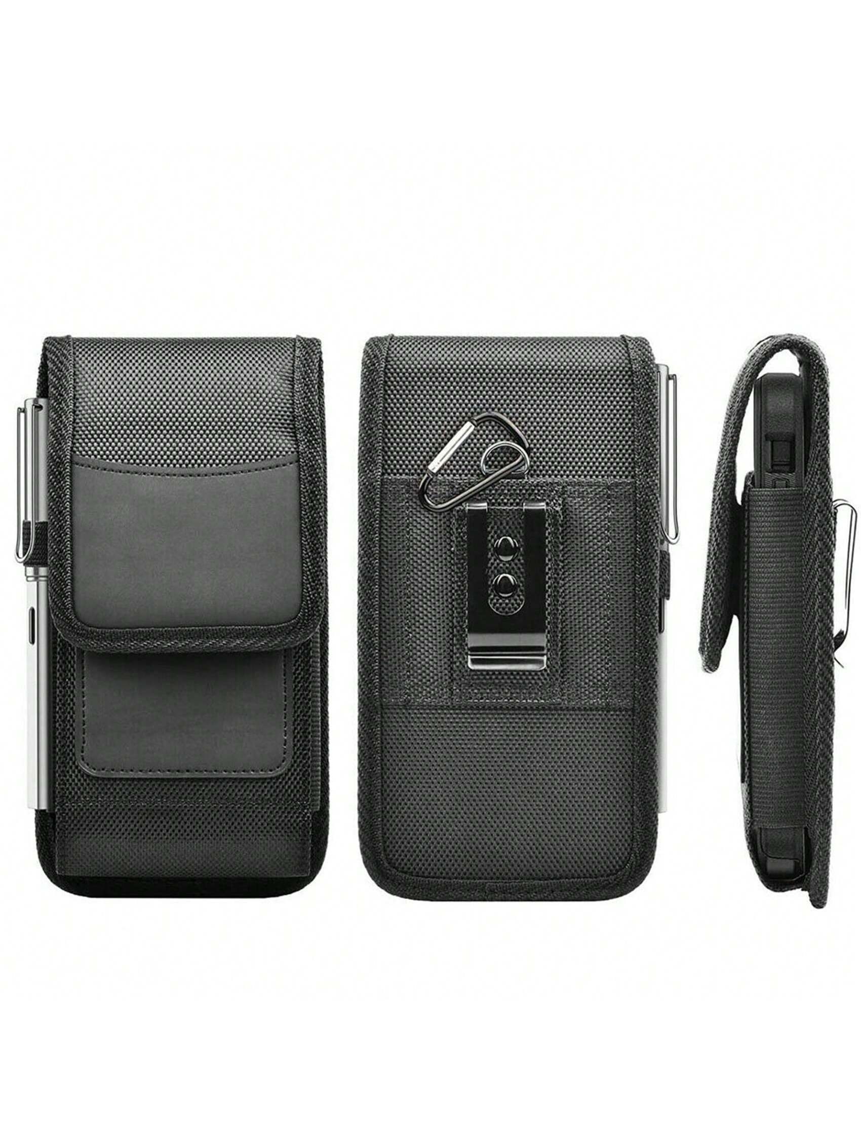 цена Многофункциональная легкая нейлоновая сумка для телефона из 1 шт.: водонепроницаемая поясная сумка в минималистском стиле, черный