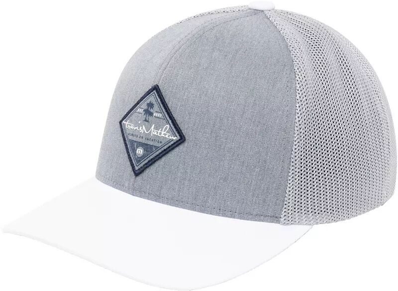 

Мужская коричневая кепка для гольфа TravisMathew Base, серый