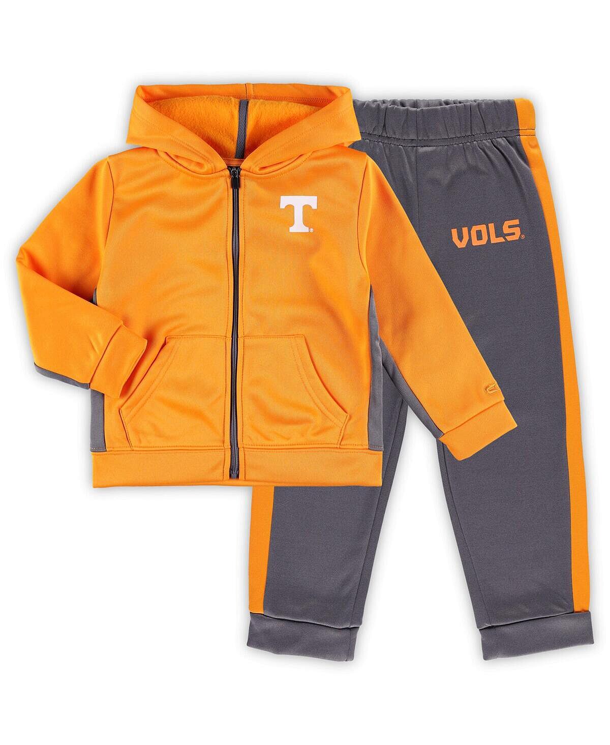 

Комплект из куртки с капюшоном и брюк на молнии во всю длину Tennessee Volunteers Tennessee Volunteers для мальчиков Tennessee Orange, Grey Colosseum