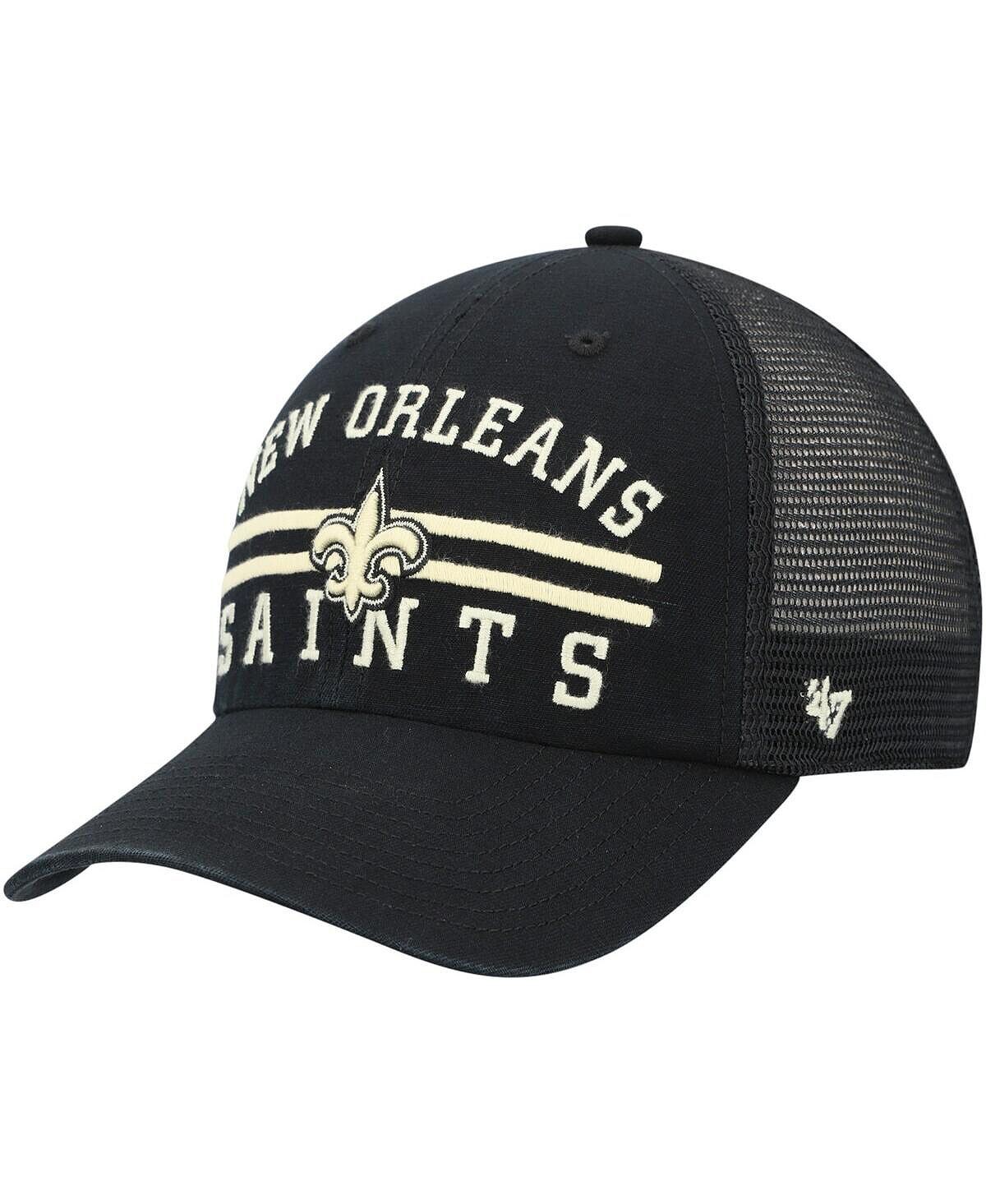 

Мужская черная кепка Snapback Highpoint Trucker Clean Up New Orleans Saints '47 '47 Brand