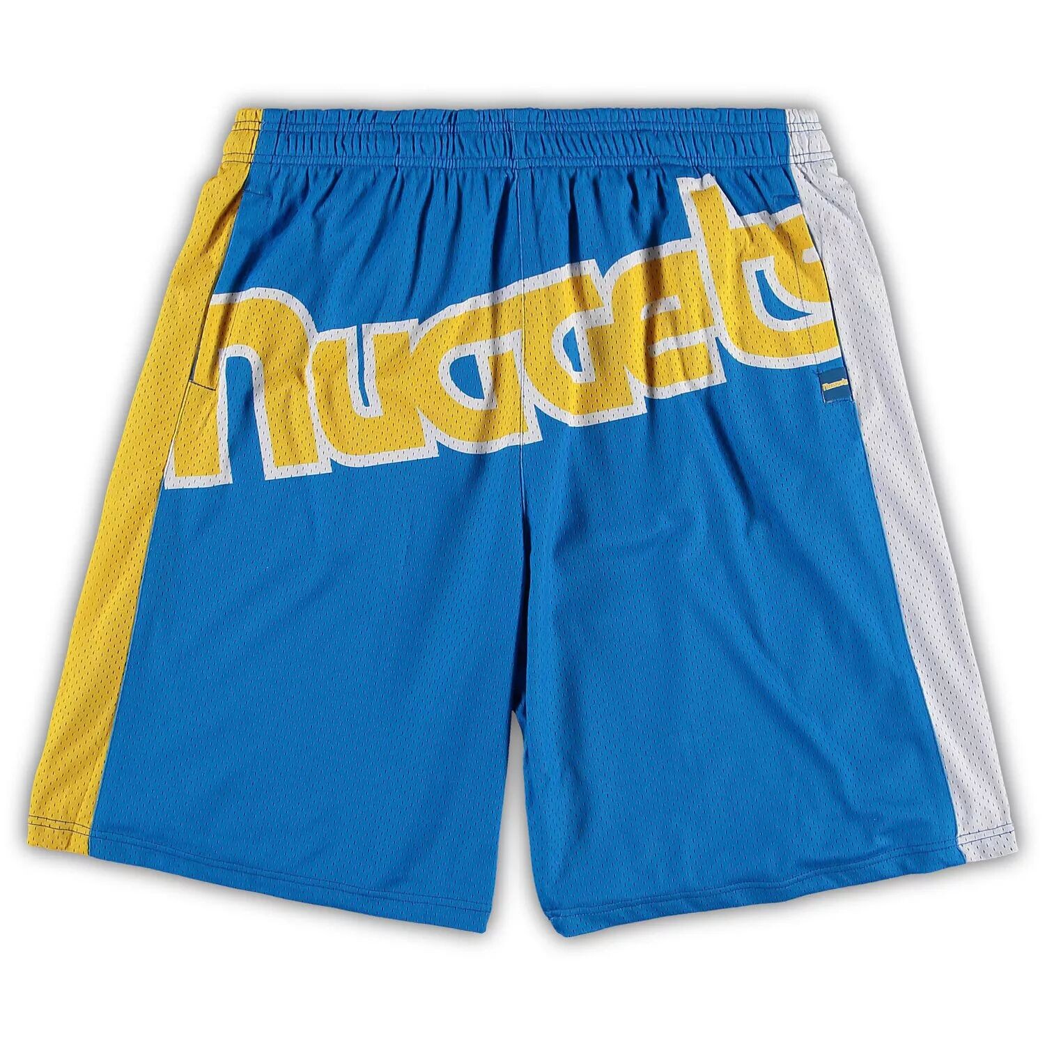 

Мужские шорты Mitchell & Ness Royal Denver Nuggets Big & Tall Hardwood Classics Big Face 2.0