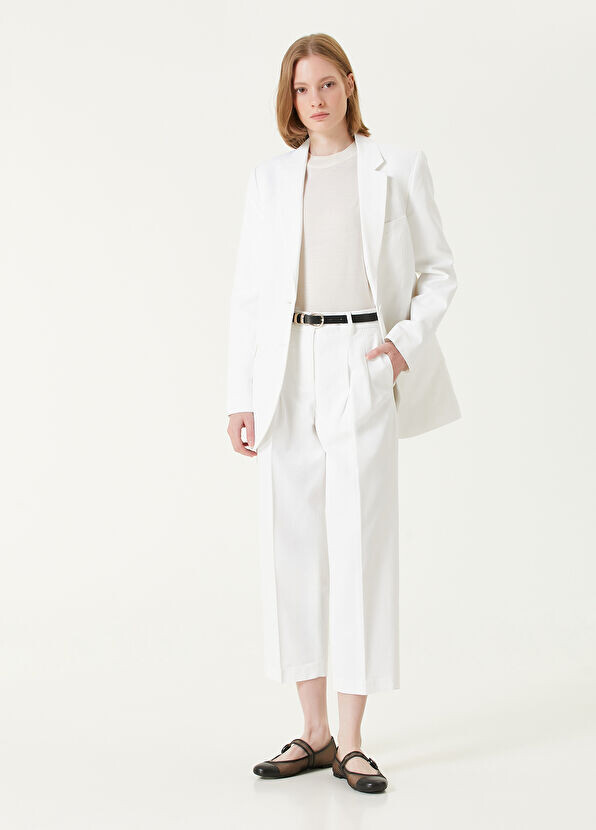 

Укороченные брюки из твила Michael Michael Kors, белый