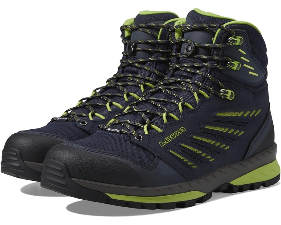 

Походные ботинки Lowa Trek Evo GTX Mid, цвет Navy/Lime