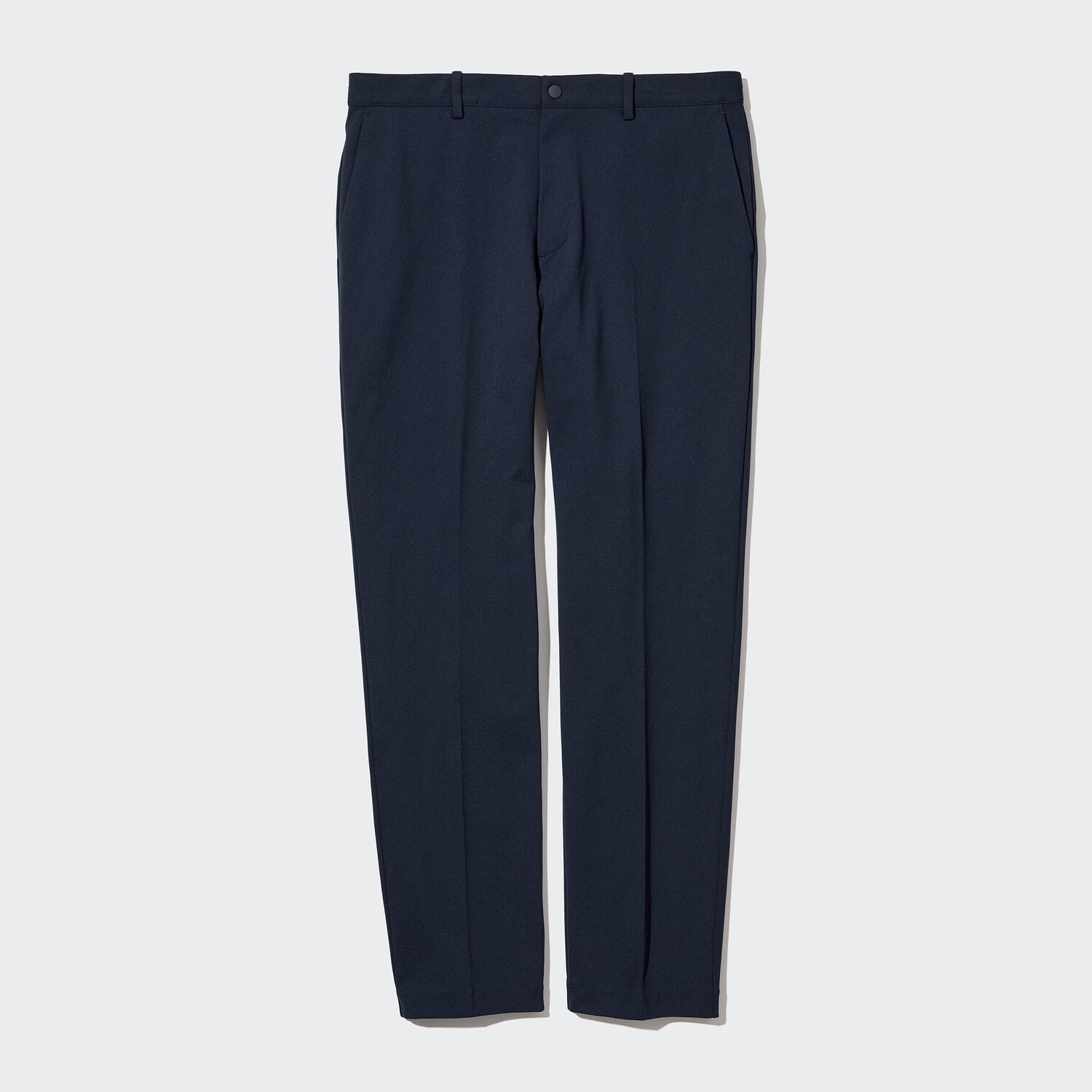 

Брюки smart ultra стрейч длиной по щиколотку (длинные) UNIQLO, темно-синий