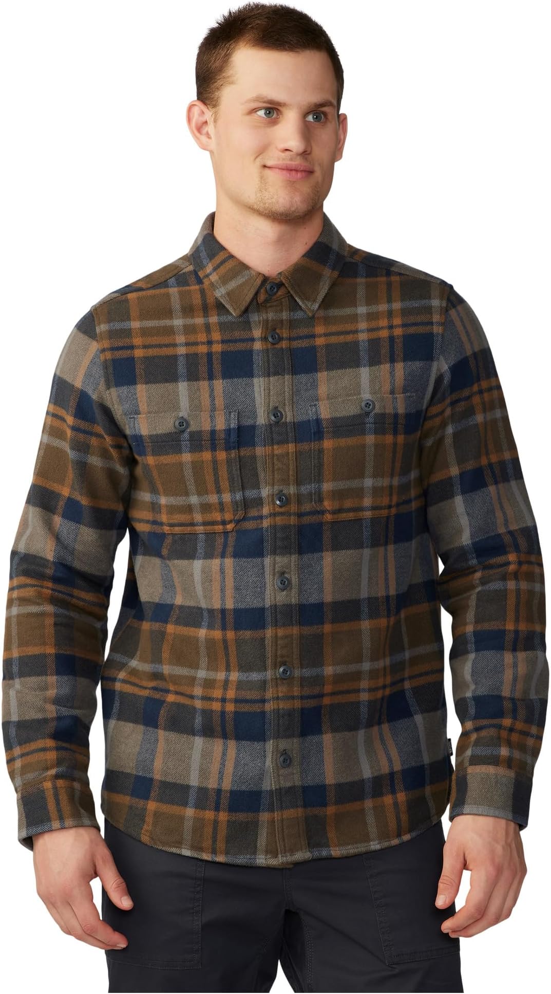 Рубашка Plusher с длинным рукавом Mountain Hardwear, цвет Ridgeline Amsterdam Plaid
