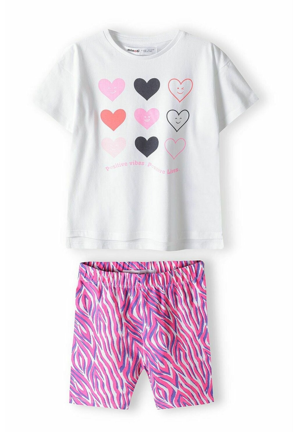 

Шорты 2 PCS SET MINOTI, цвет white pink