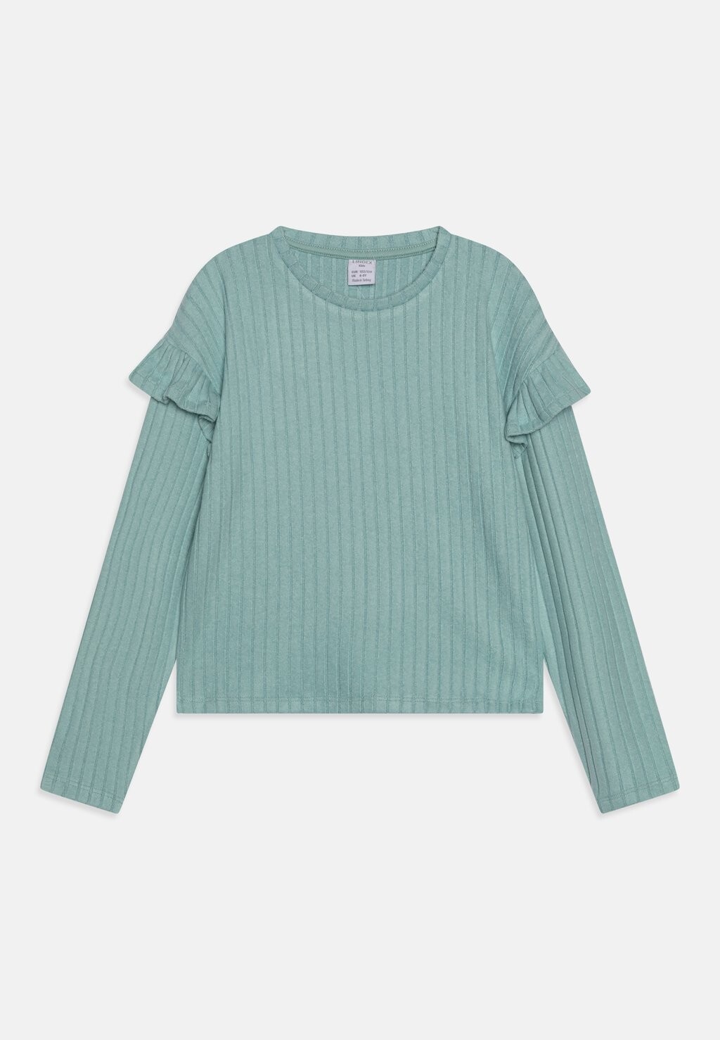 

Джемпер SOFT With FRILL YOUR GIRL Lindex, цвет dusty aqua
