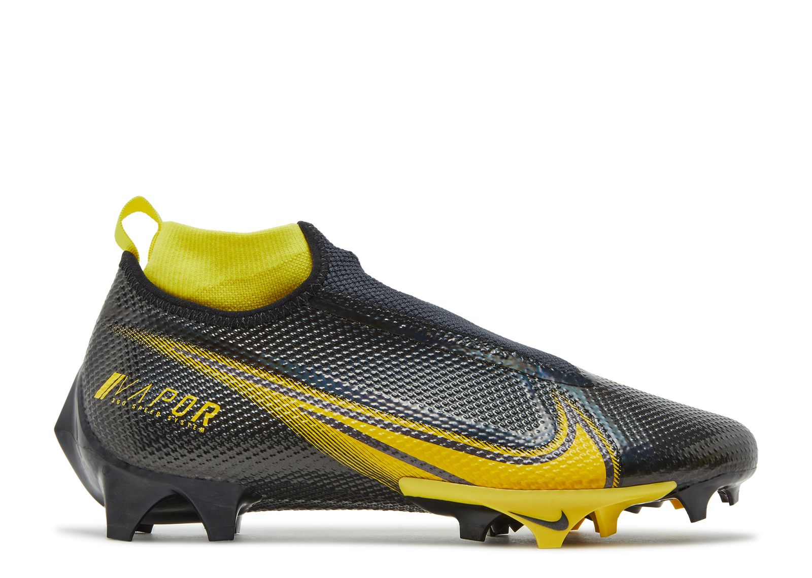 Кроссовки Nike Vapor Edge Pro 360 'Black Opti Yellow', черный