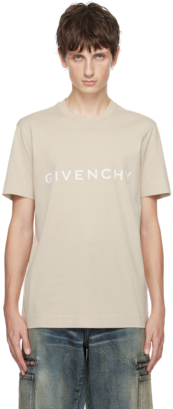 

Бежевая футболка «Архетип» Givenchy, Бежевый