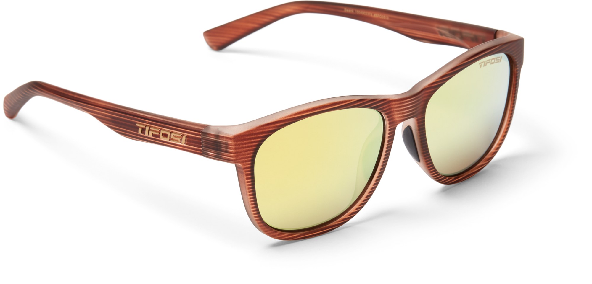 Роскошные солнцезащитные очки Tifosi, коричневый солнцезащитные очки veloce golf tifosi optics цвет gloss black frame enliven golf lens
