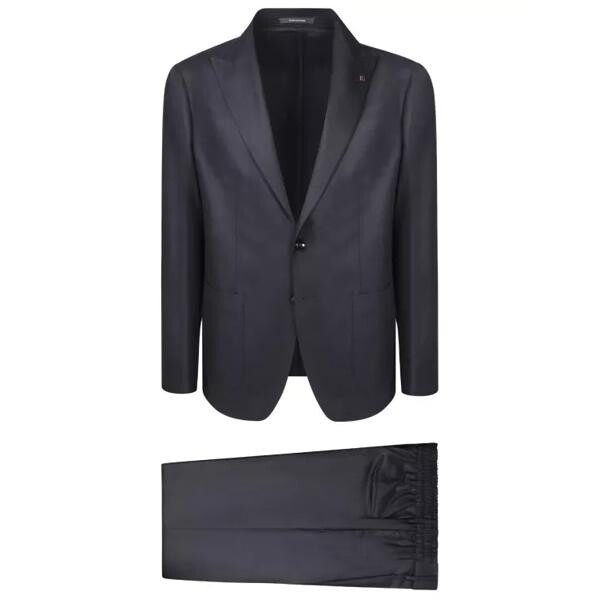 

Костюм single-breasted jacket black suit Tagliatore, синий