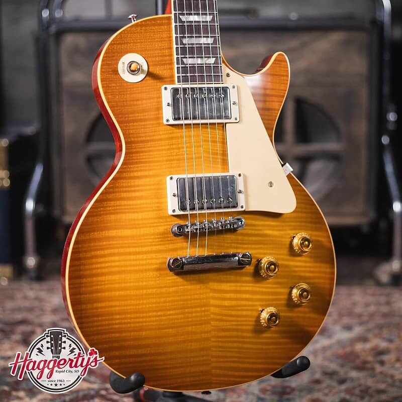 

Электрогитара Gibson Custom Shop 1959 Les Paul Standard Reissue - VOS Dirty Lemon with Hard Shell Case