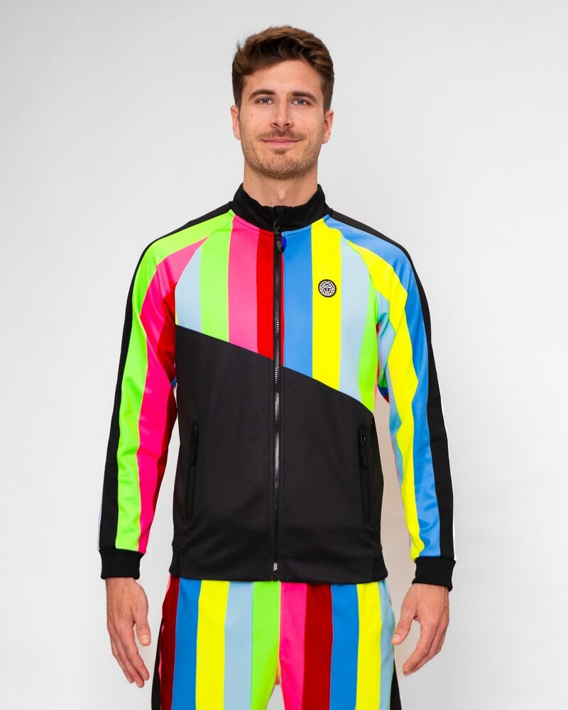 

Спортивная куртка BIDI BADU Melbourne Printed Jacket white/black, черный