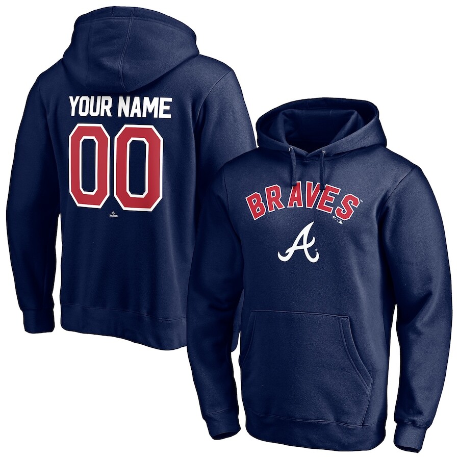 

Пуловер с капюшоном Fanatics Branded Atlanta Braves, нави