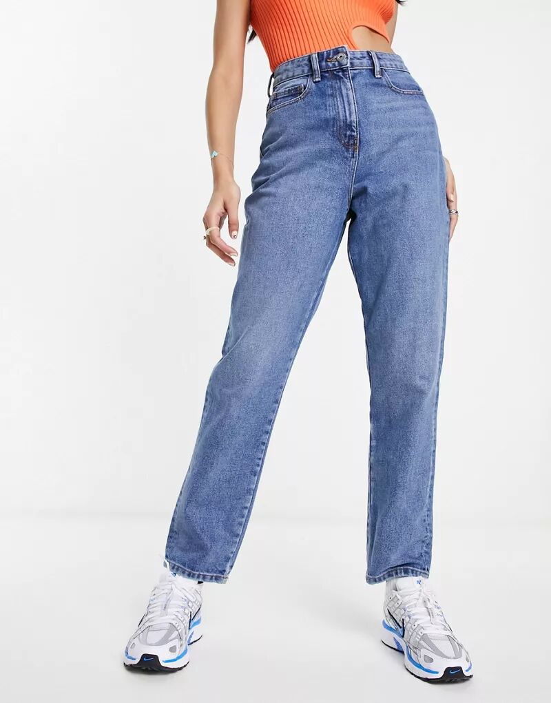 COLLUSION – x006 – джинсы Mom выцветшего синего цвета