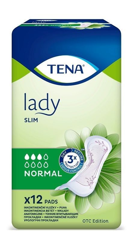 Tena Lady Slim Normal урологические прокладки, 12 шт.
