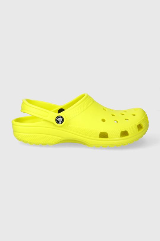 Классические шлепанцы Crocs, желтый цена и фото