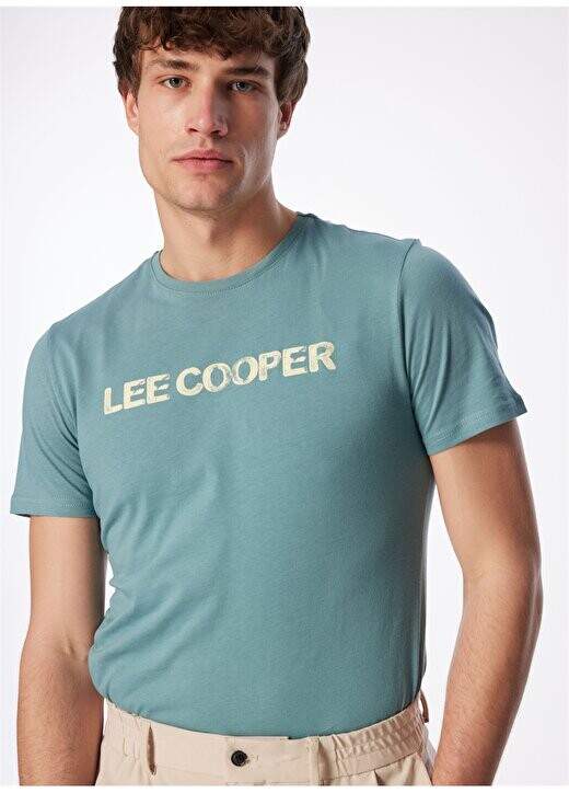 

Мужская футболка Crew Neck Mint 232 LCM 242018 CARLO MINT Lee Cooper, мятный