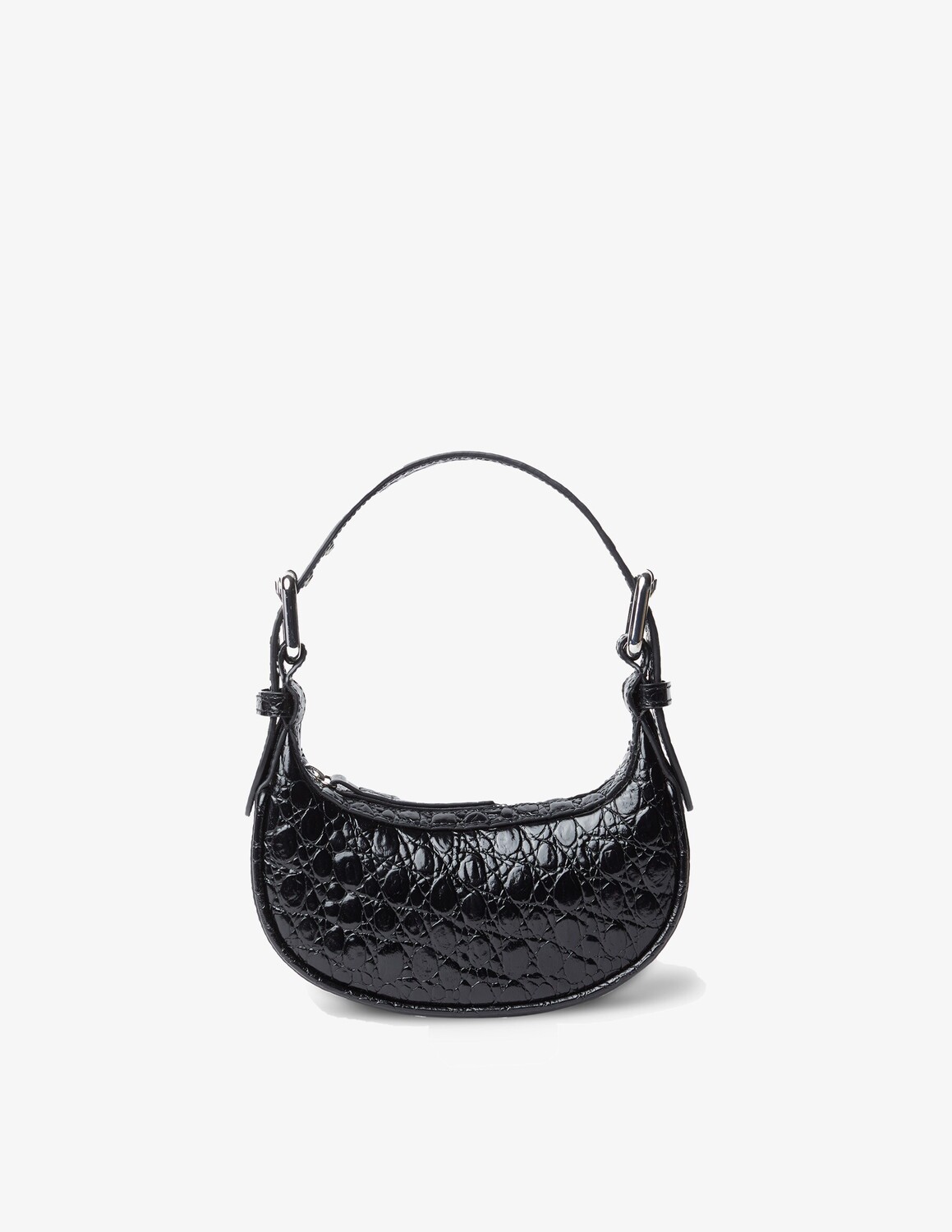 

Мини-сумка-хобо Soho By Far, цвет Bl Black