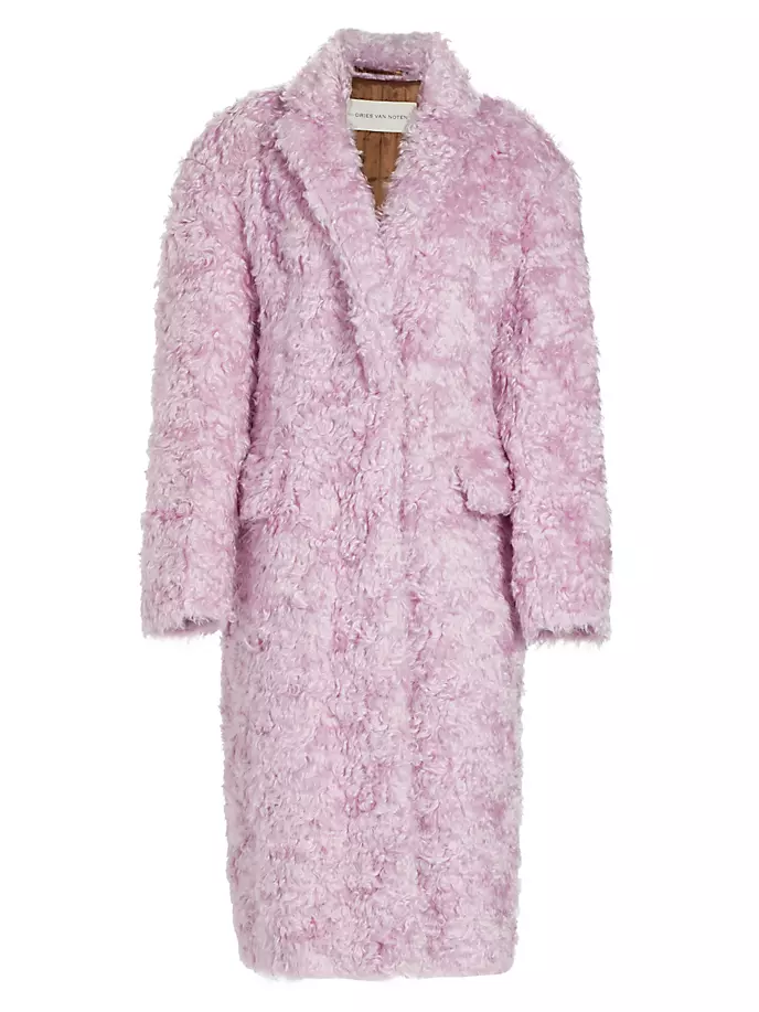 

Пальто Redys Fuzzy из мохера и хлопка Dries Van Noten, цвет lilac