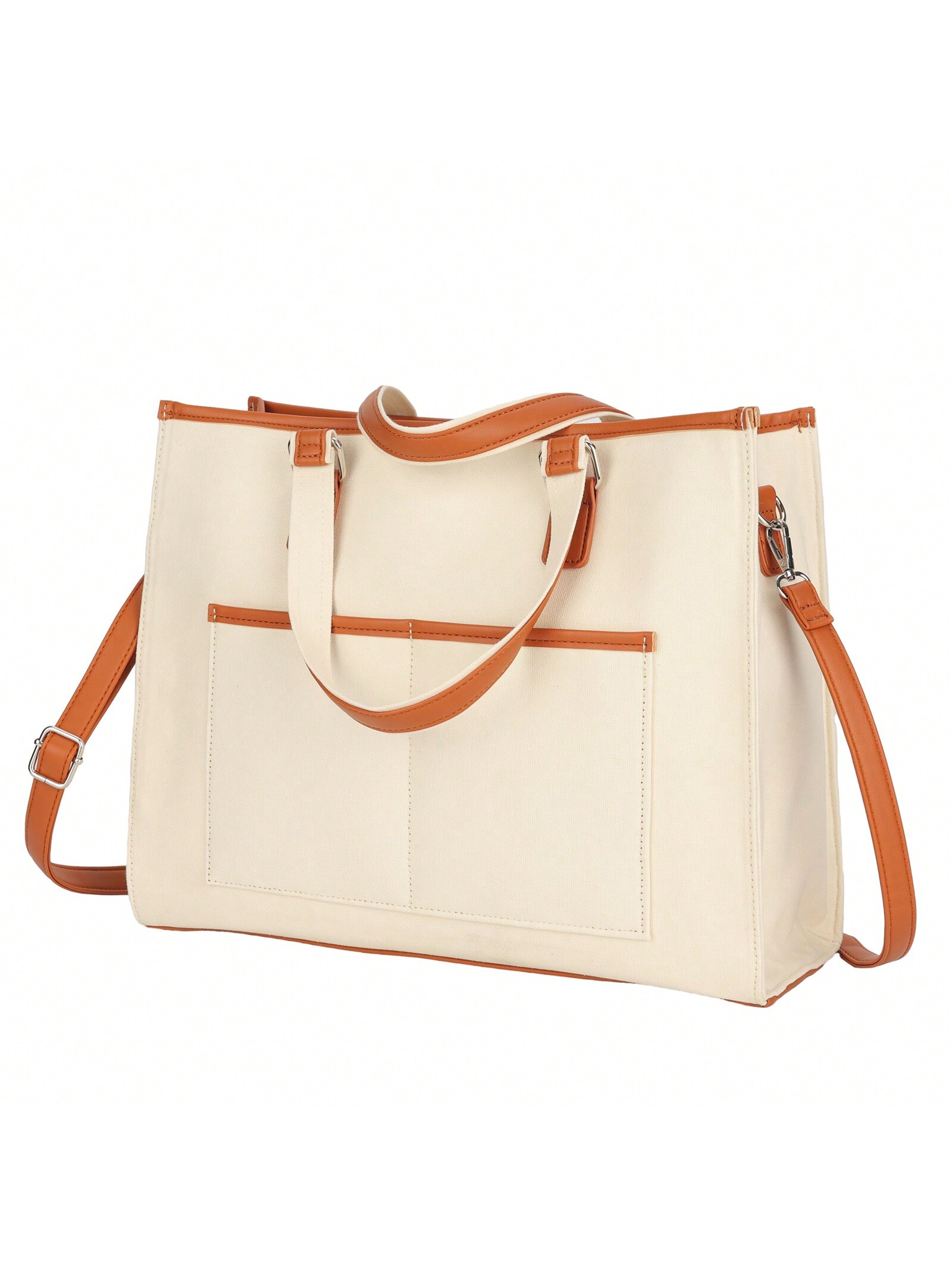 I IHAYNER Сумка-тоут для ноутбука для женщин 15, коричневый повседневные складные сумки для покупок сумка для покупок женская сумка тоут сумка на плечо холщовые сумки вместительная сумка для колл