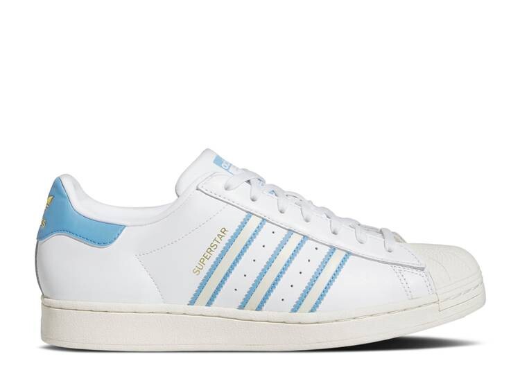 

Кроссовки Adidas SUPERSTAR 'WHITE LIGHT BLUE', белый