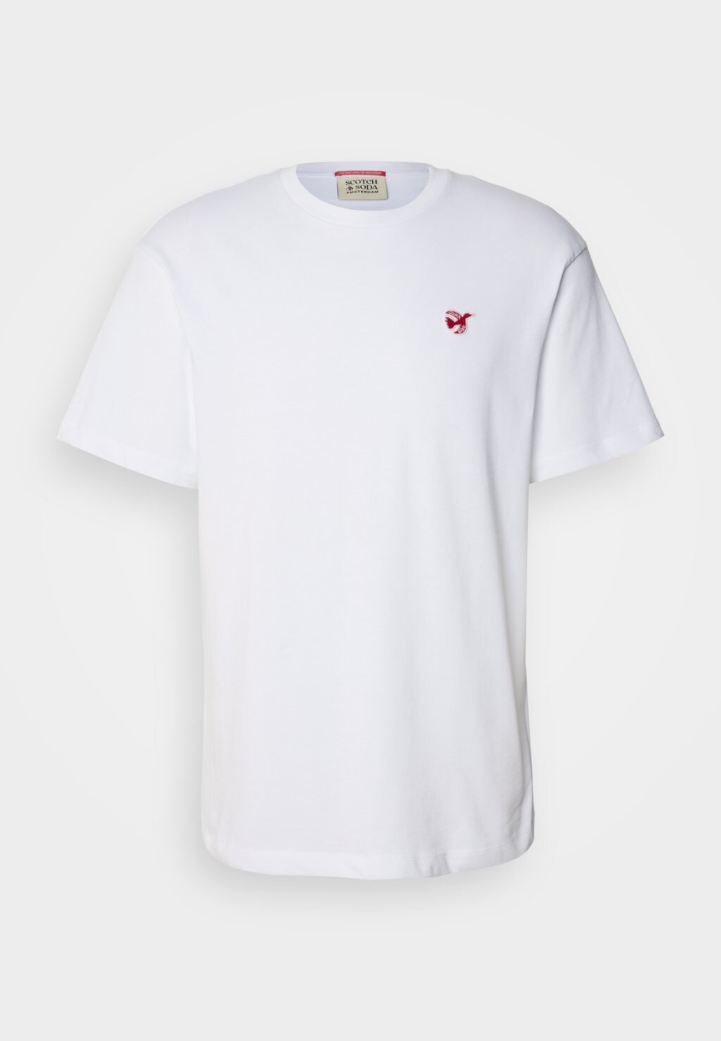 

Базовая футболка CORE THE FREE SPIRIT PEACE BIRD Scotch & Soda, белый