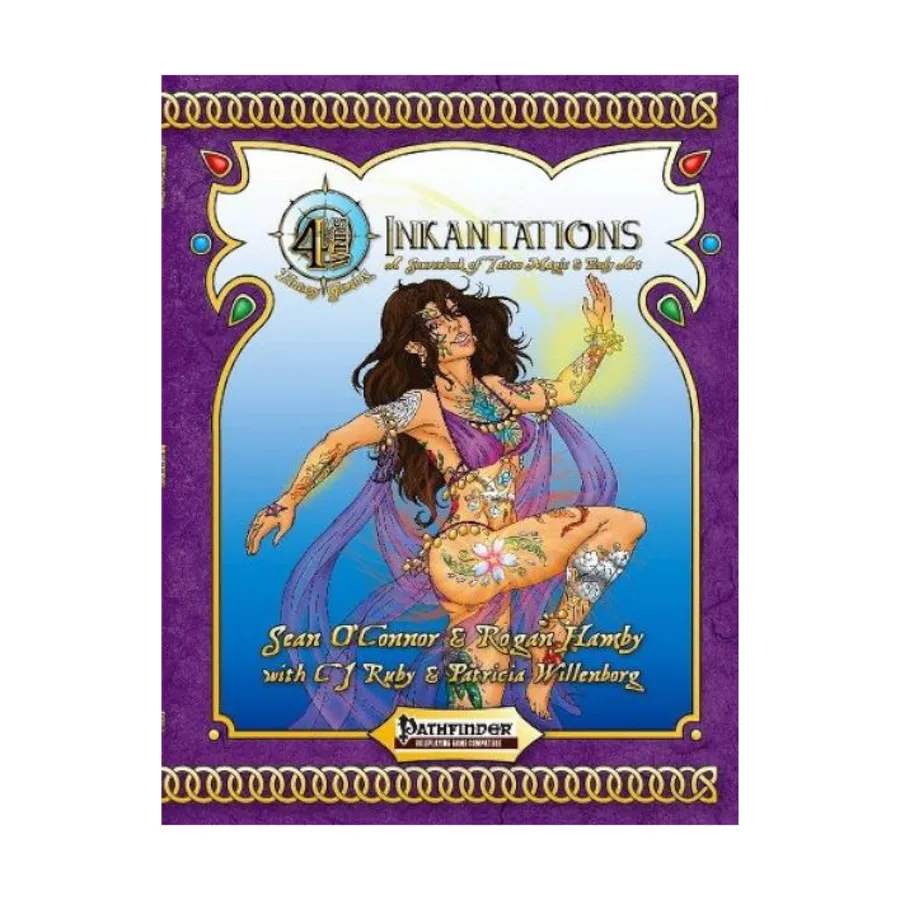 

Inkantations - A Sourcebook of Tattoo Magic & Body Art, Pathfinder Roleplaying Game (4 Winds Fantasy Gaming), мягкая обложка