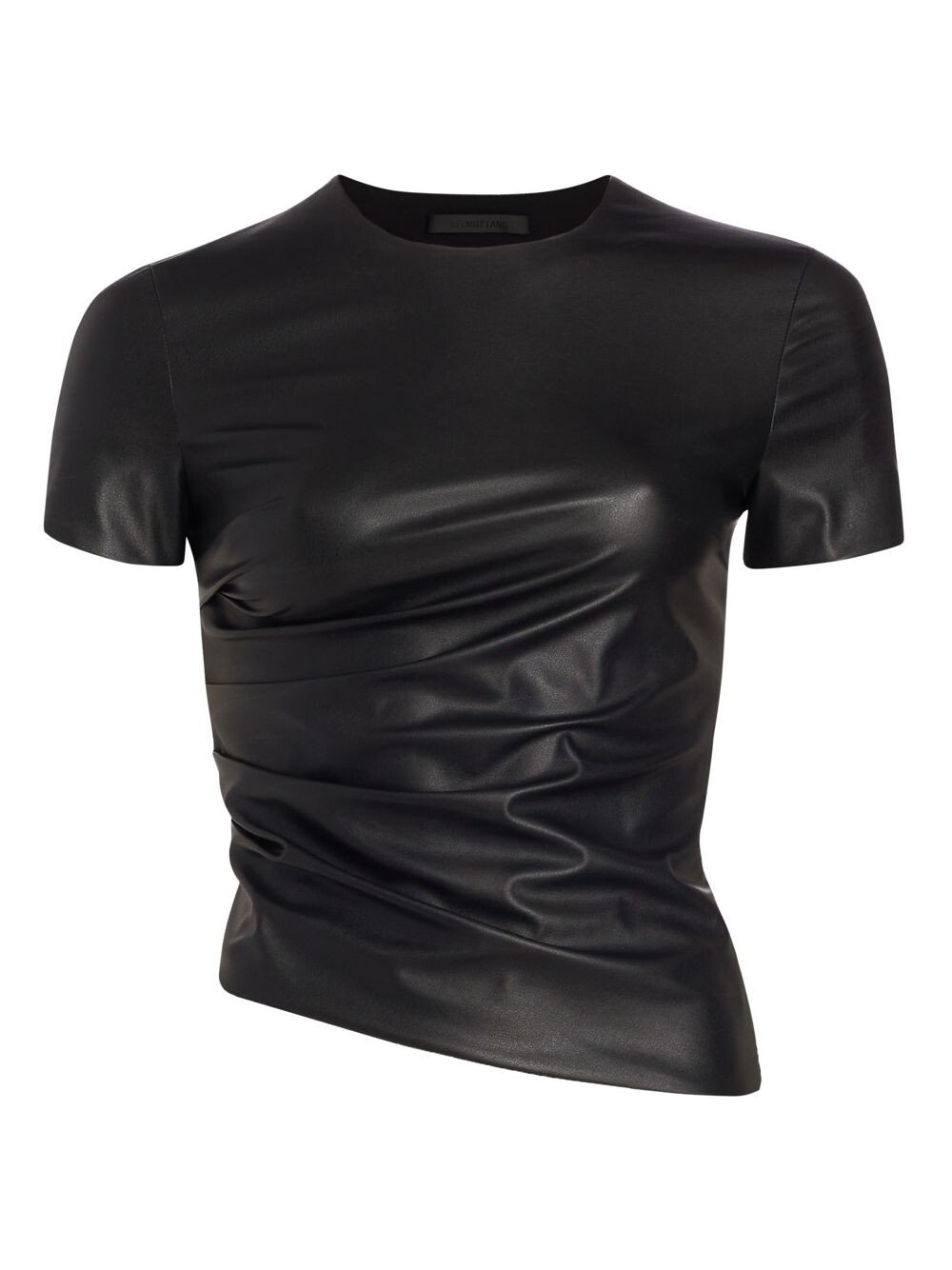 

Футболка с коротким рукавом из искусственной кожи Twist Helmut Lang, черный