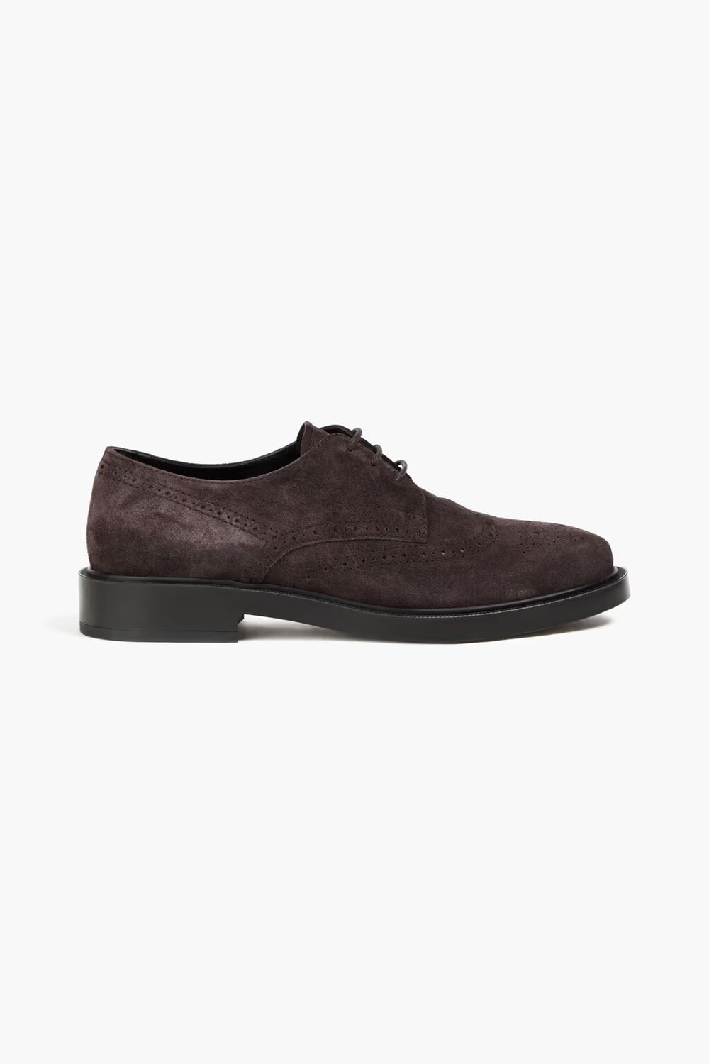 

Броги из перфорированной замши Tod'S, виноград