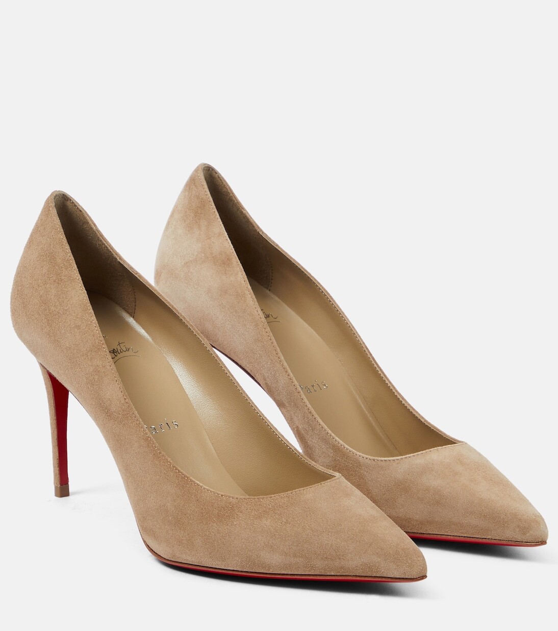 

Замшевые туфли kate 85 Christian Louboutin, коричневый