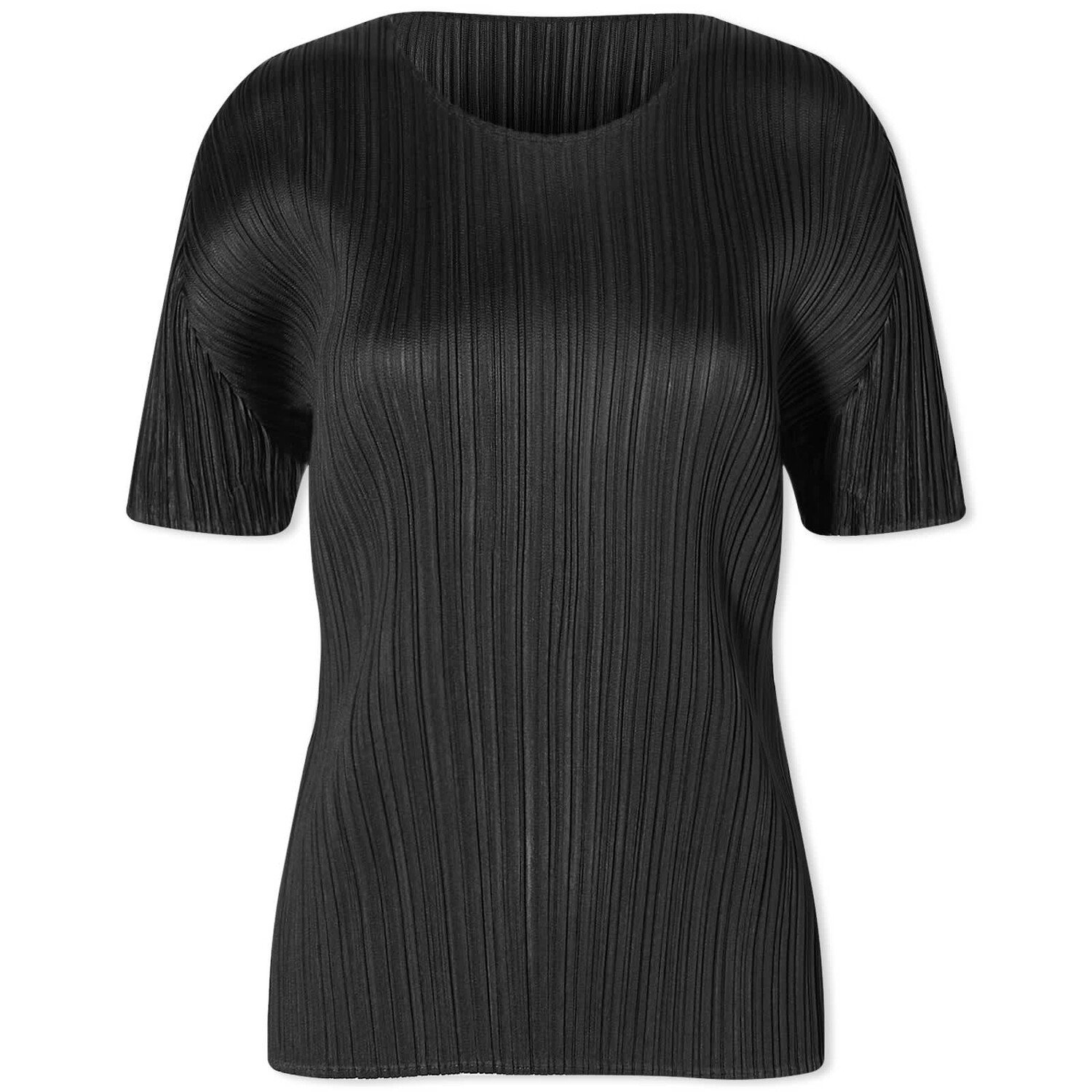 

Футболка Pleats Please Issey Miyake Basics Pleats, черный