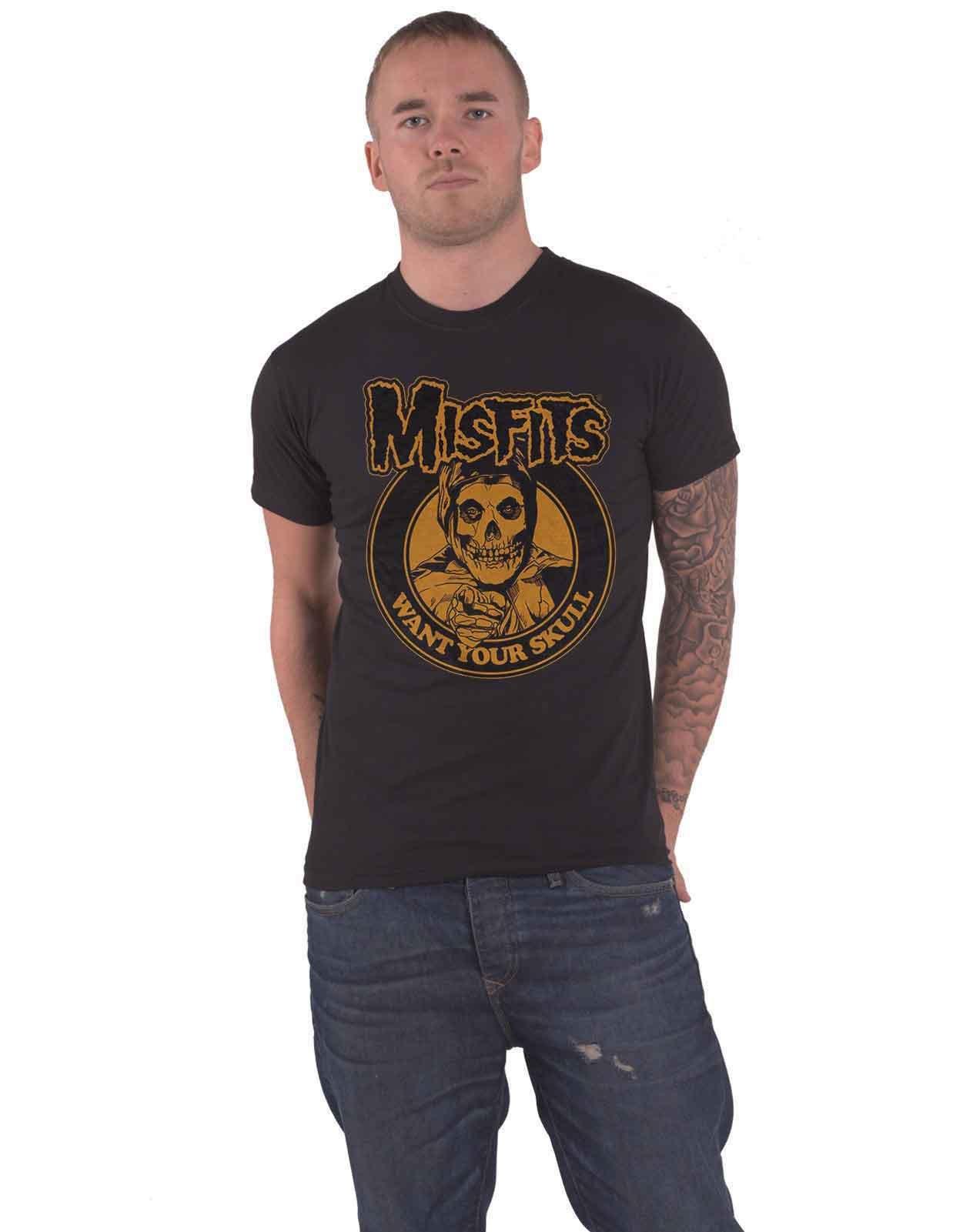 Хочу футболку с черепом Misfits, черный
